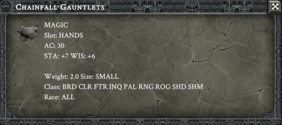 CHAINFALL GAUNTLETS item card